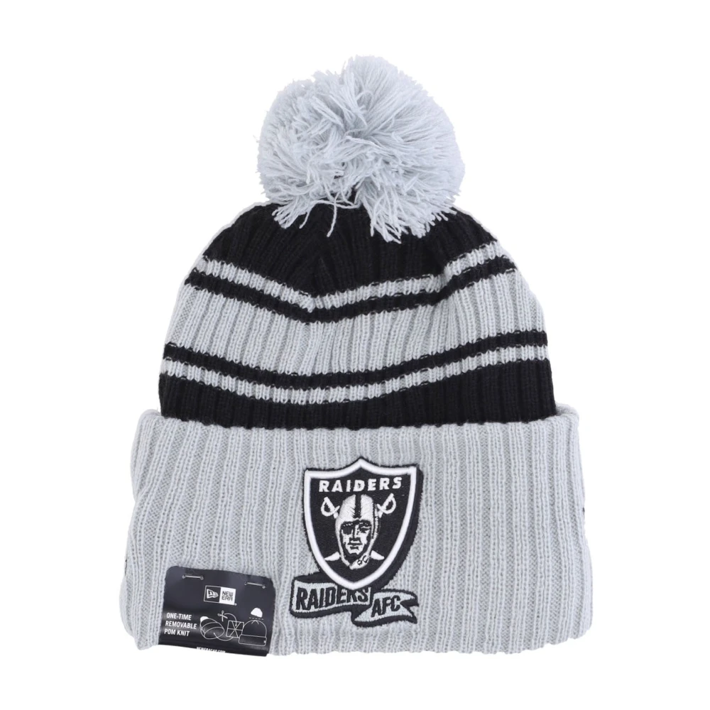 New era NFL Pom Beanie Hat Las Vegas Raiders Multicolor Heren