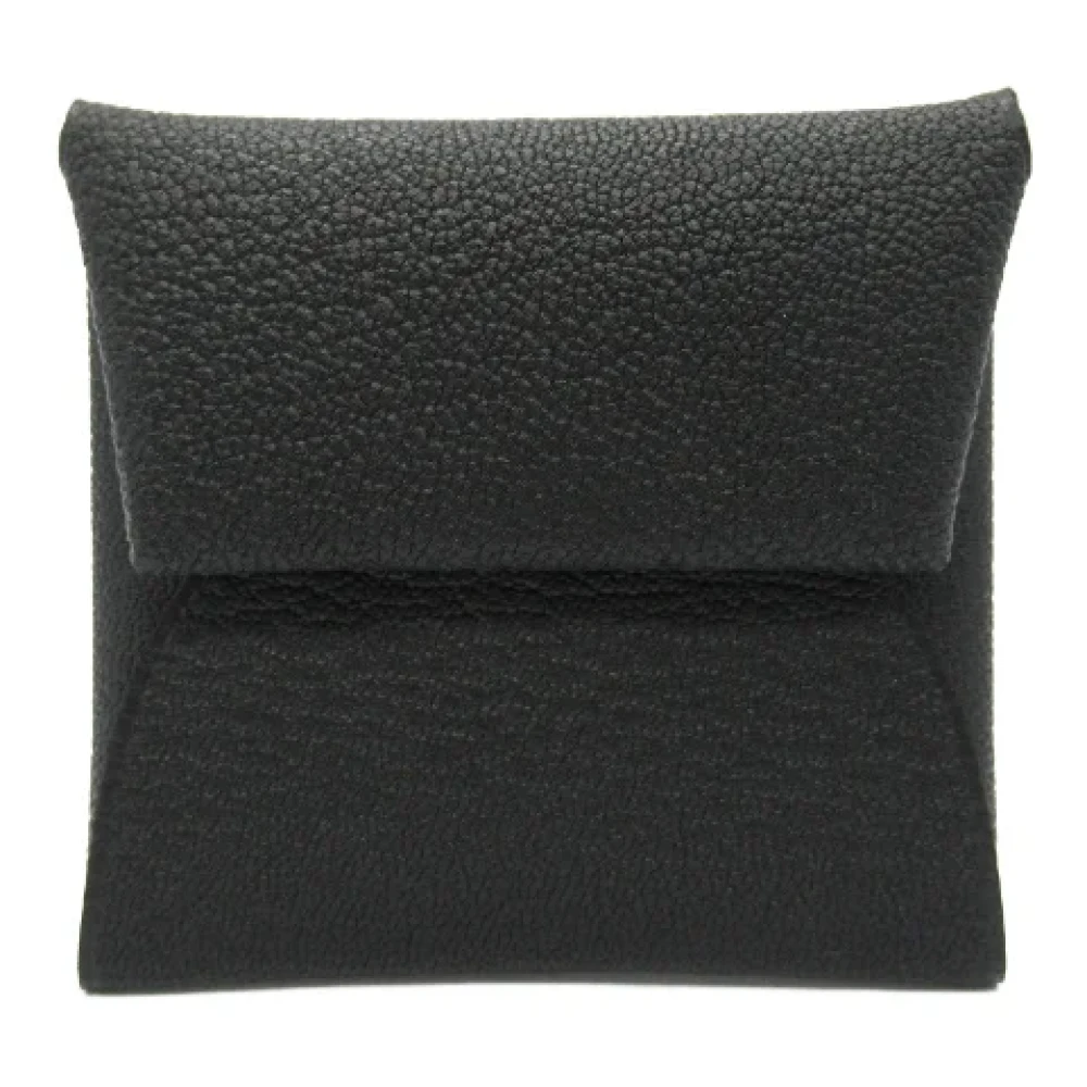 Hermès Vintage Pre-owned Leather wallets Black Dames