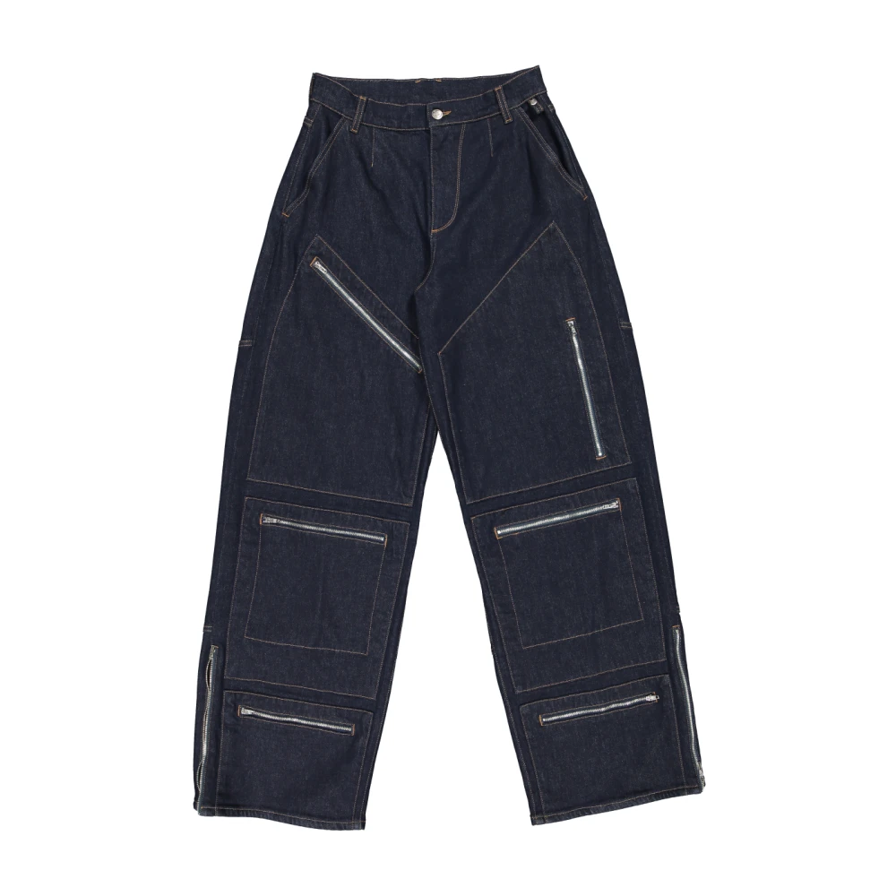 Von Dutch Leo Lifestyle Broek Blue Dames