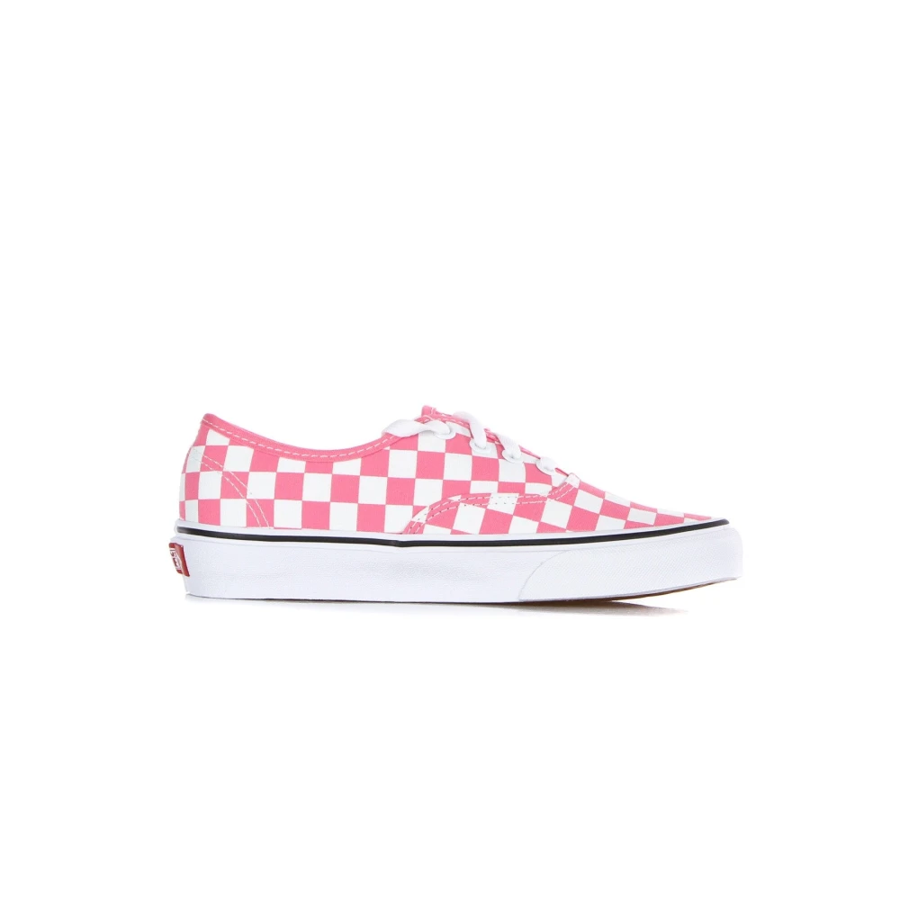 Vans Women's Pink Authentic Checkerboard Sneaker