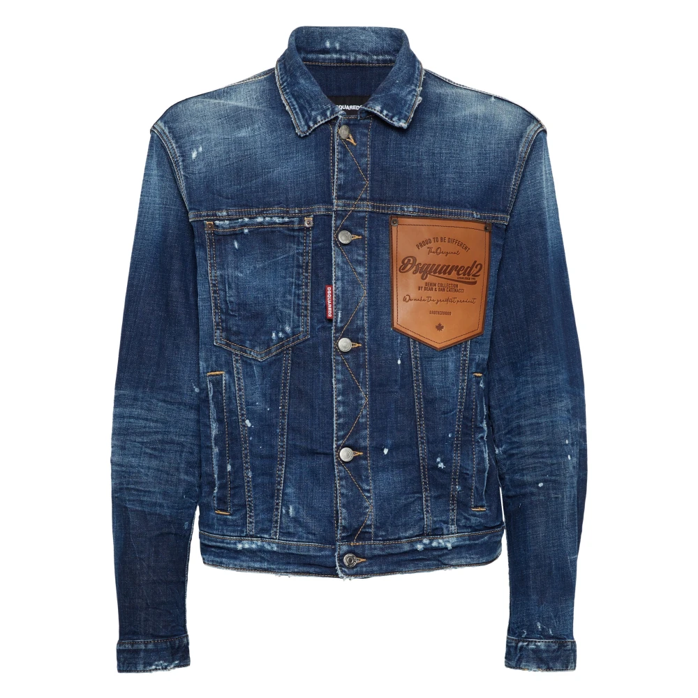 Jackets > Denim Jackets - - Dsquared2 - Modalova
