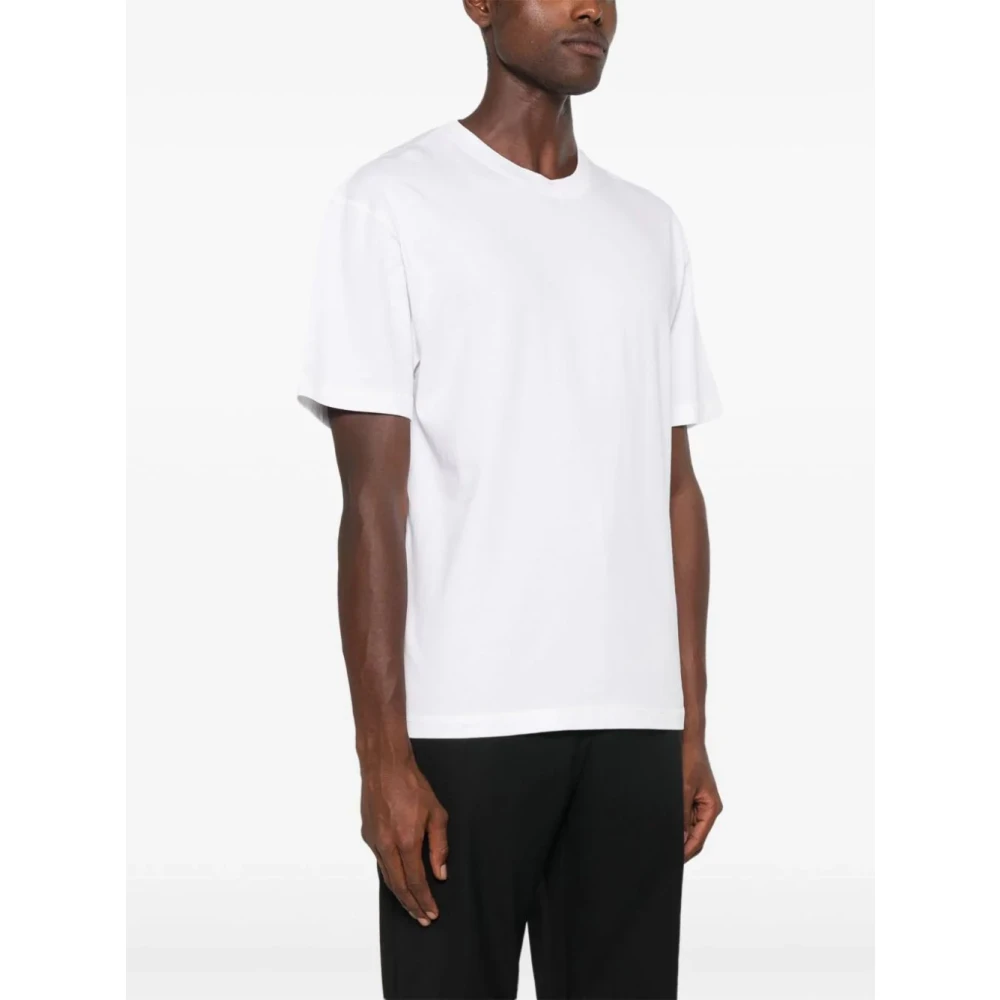 Sunflower Witte Lange Mouw Contrast Tee White Heren