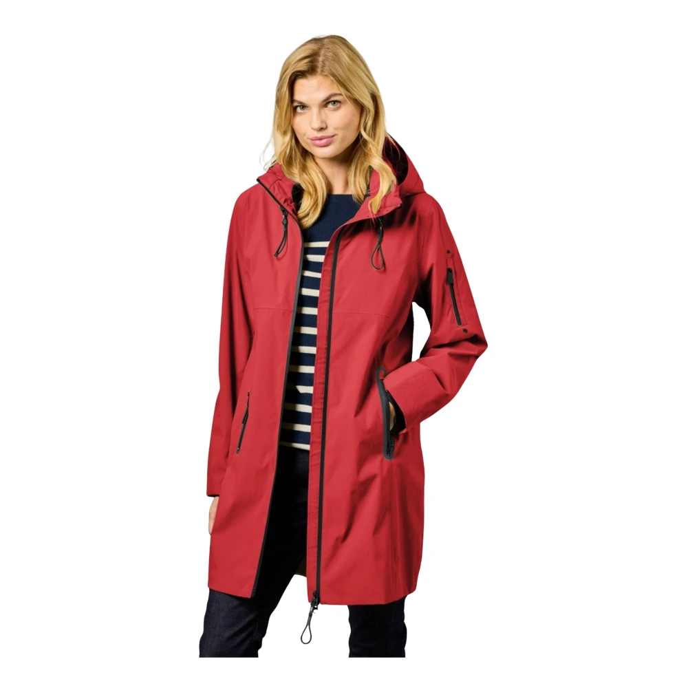 Junge Women's Red Parkas - Parkas - 3XL - Coats