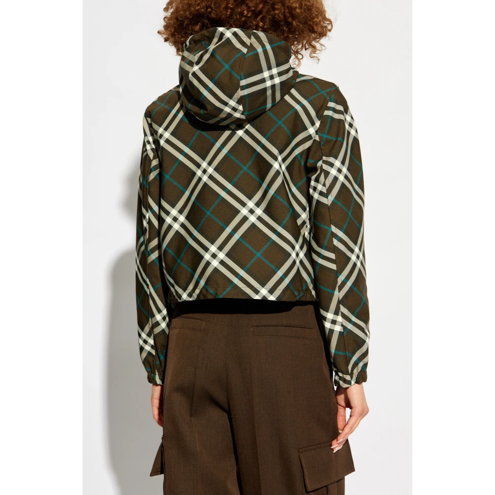 Burberry Omkeerbaar capuchonjack Multicolor Dames