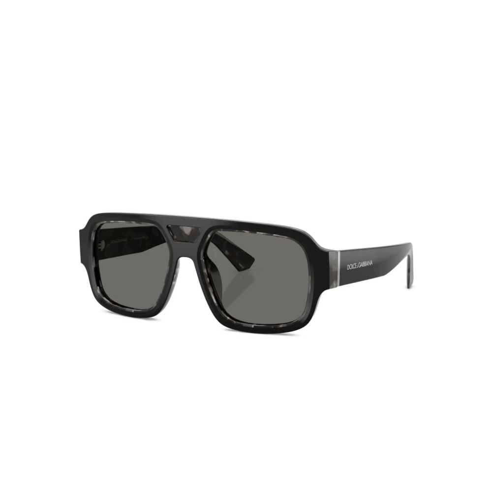 Dolce & Gabbana Square Sunglasses - Male - Sunglasses - Black - 55 Mm - Accessories