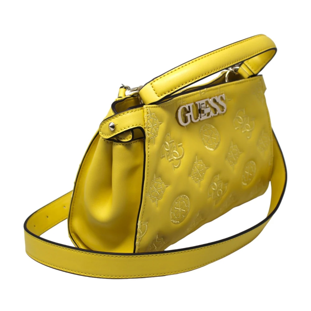 Guess Handtas Klassieke Stijl Elegant Ontwerp Yellow Dames