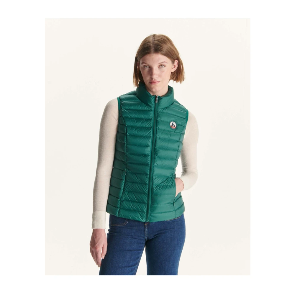 Jott Puffer Vest Seda Stijlvol en Warm Green Dames