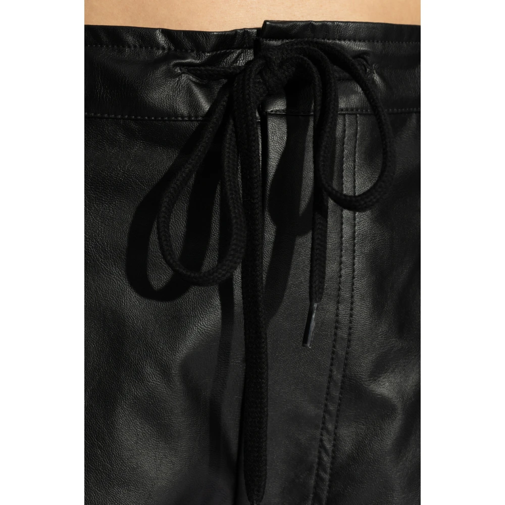 MM6 Maison Margiela Wijde broek Black Dames