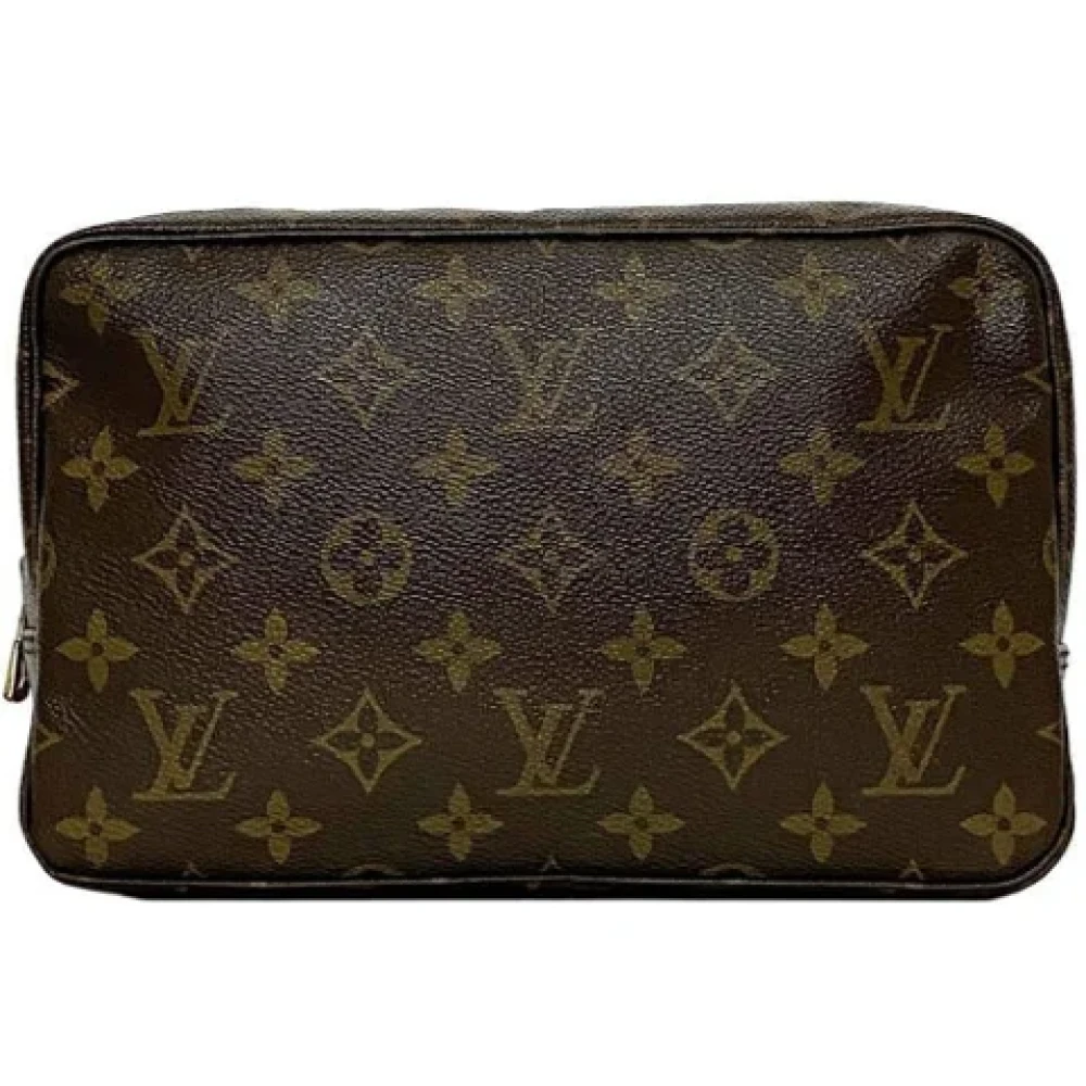 Louis Vuitton Vintage Pre-owned Canvas clutches Brown Dames