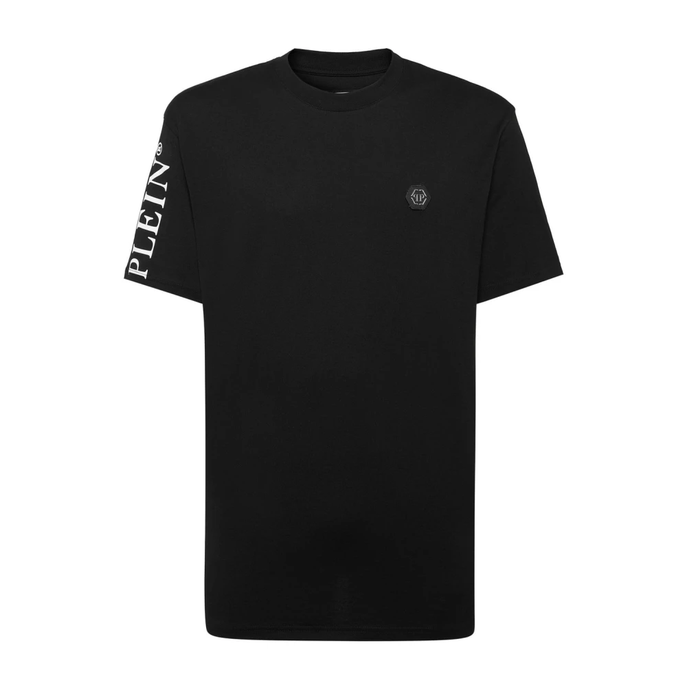 Philipp Plein Casual Katoenen T-Shirt Black Heren