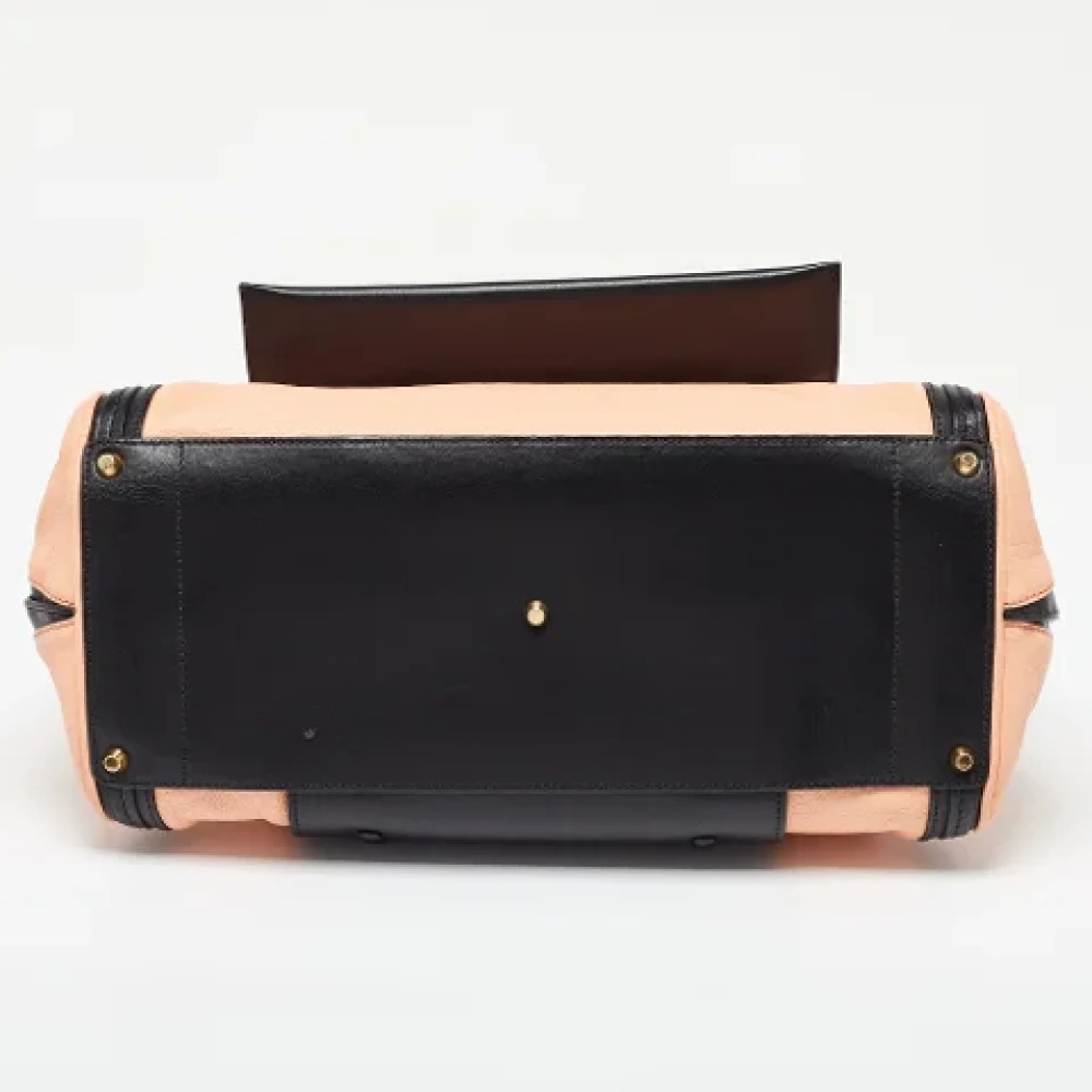 Chloé Pre-owned Leather handbags Orange Dames