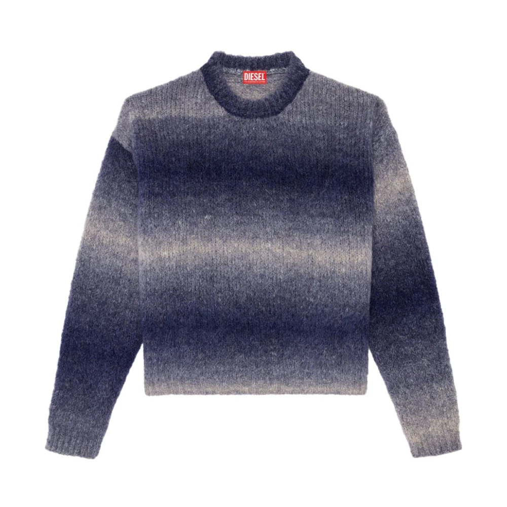Diesel Blauwe Casual Overhemden voor Mannen Multicolor Heren