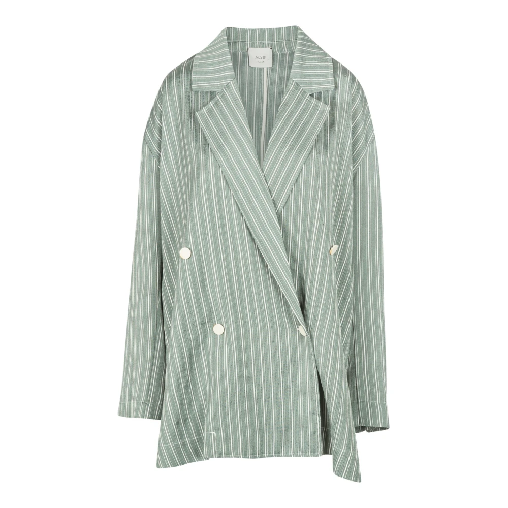 Alysi - Jackets > Blazers - Green - Alysi - Modalova