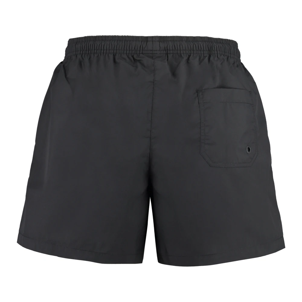 Marcelo Burlon Zwemshorts met mesh voering Black Heren