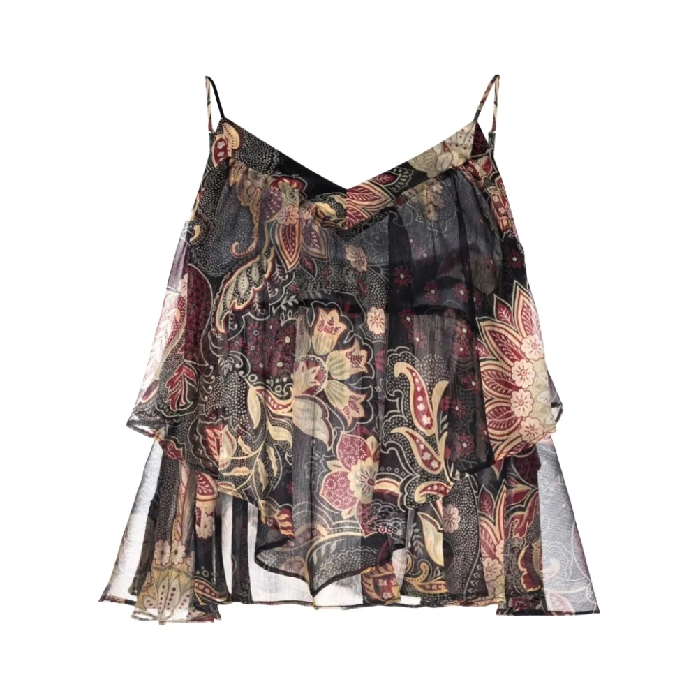 Twinset Mouwloze Blouse Multicolor Dames