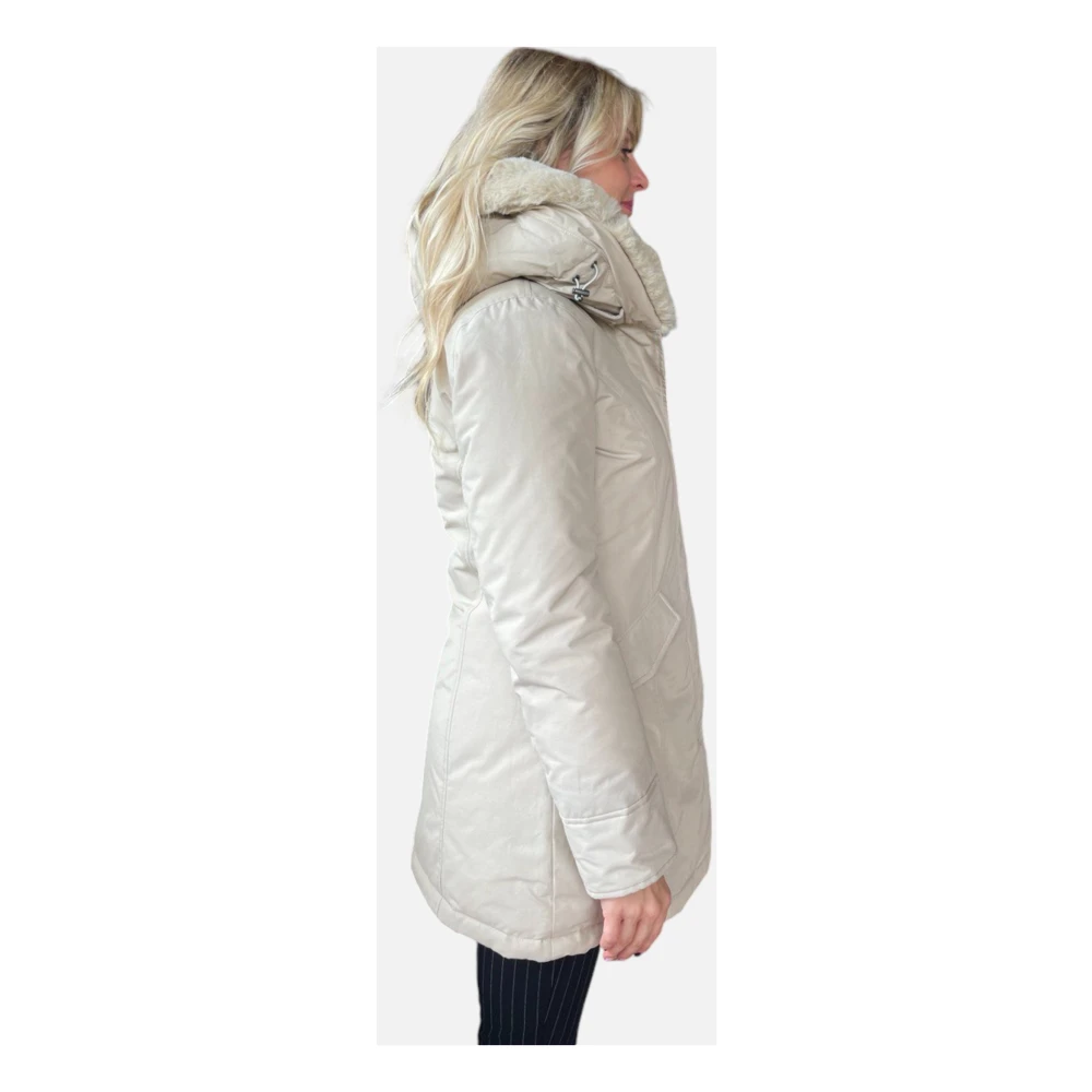 Woolrich Arctic Parka met Teflon Finish Beige Dames