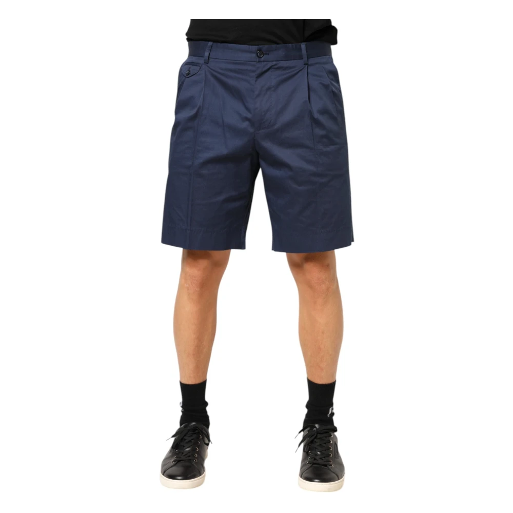 Dolce & Gabbana Men's Blue Casual Shorts, M, Bermuda Shorts