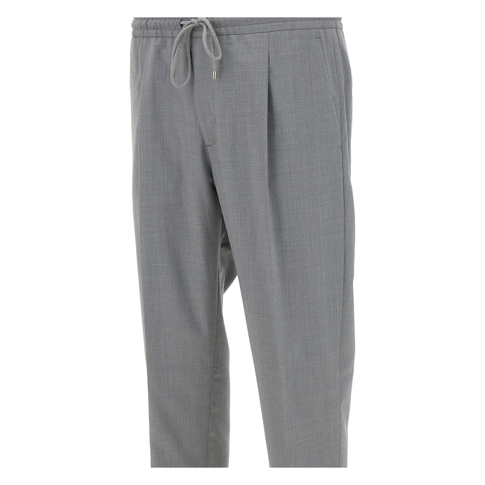Briglia Grijze wolblend broek Gray Heren