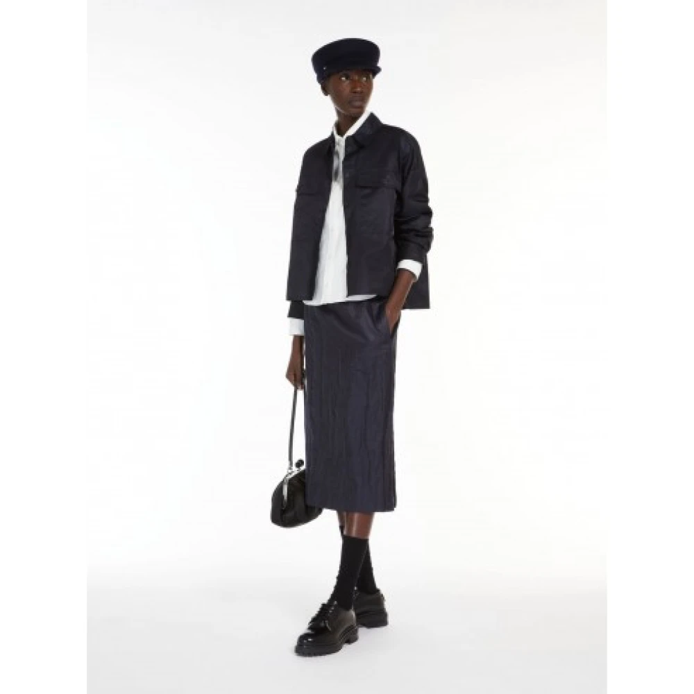 Max Mara Klassieke Witte Oxford Katoenen Overhemd White Dames
