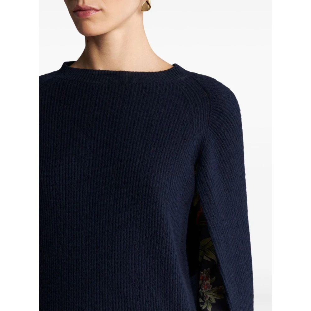 ETRO Blauwe Top met Stijl B0310 Blue Dames