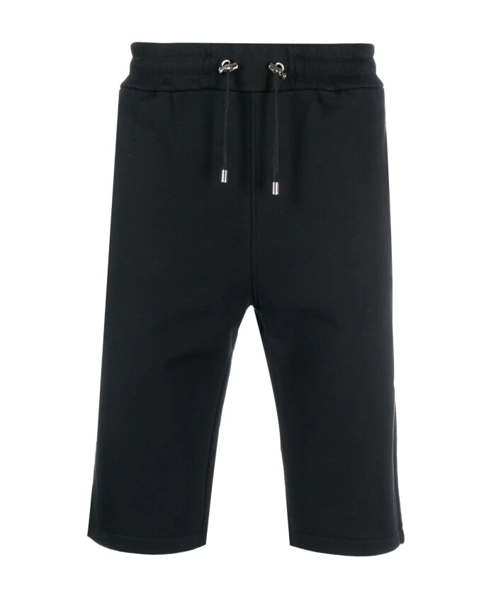 zwarte-flock-bermuda-shorts