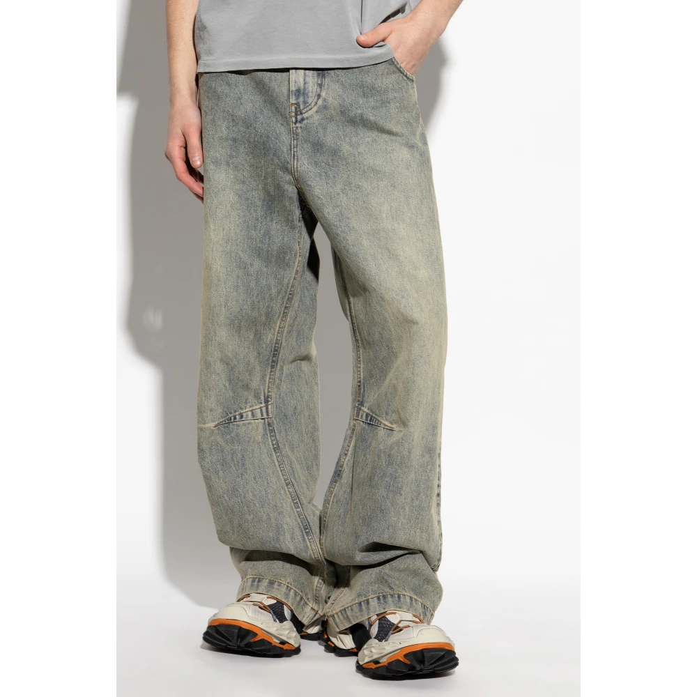 Entire Studios Jeans met logo Beige Heren