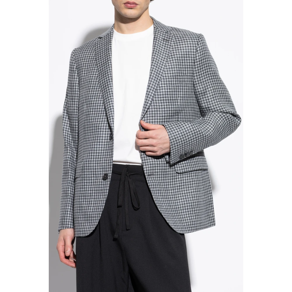 Officine Générale Houndstooth blazer Gray Heren