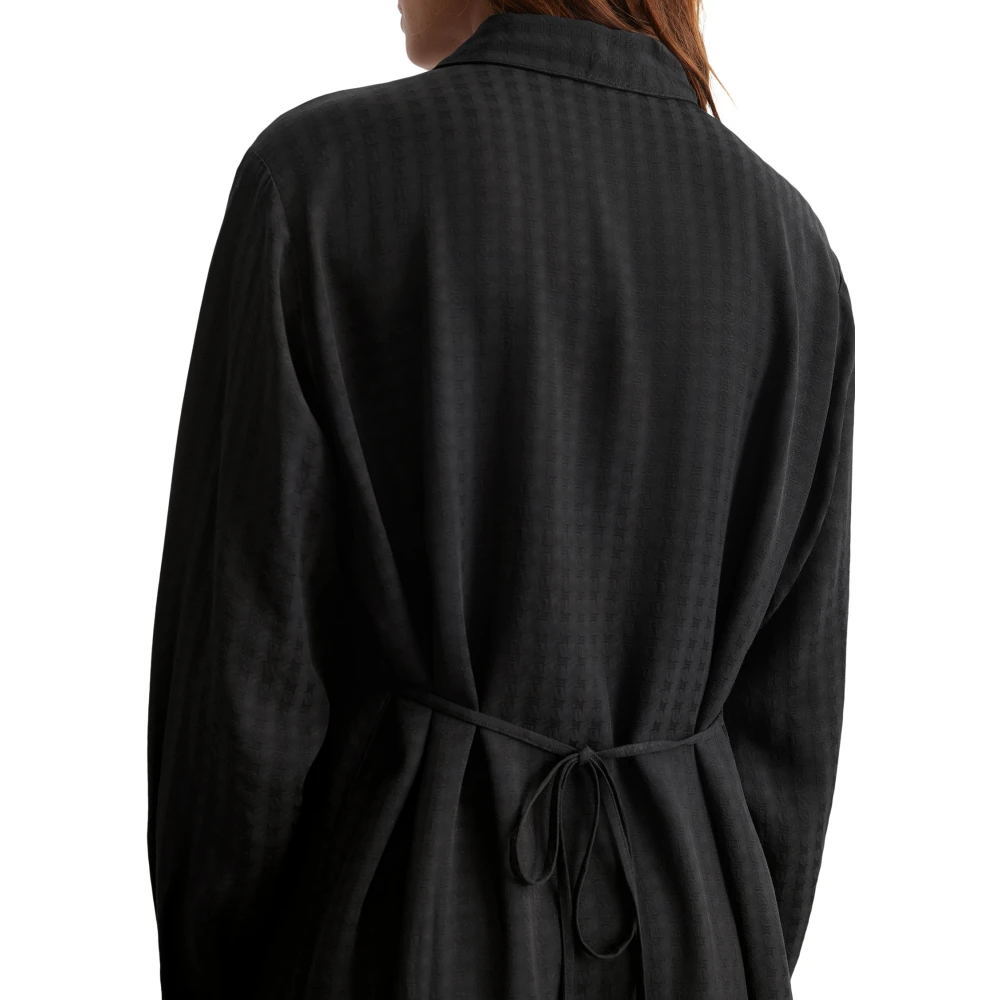 Marc O'Polo Overhemdjurk normaal Black Dames
