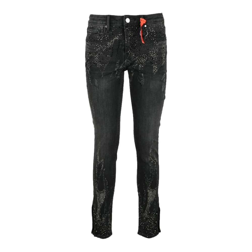 MET Katoenmix Slim Fit Jeans Gray Dames