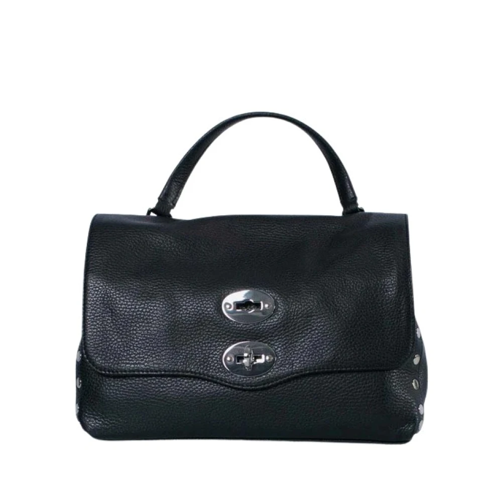 Zanellato Women's Black Postina Daily S - Handbags - One Size - Bags