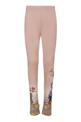 cat-andamp-rabbit-print-pink-leggings