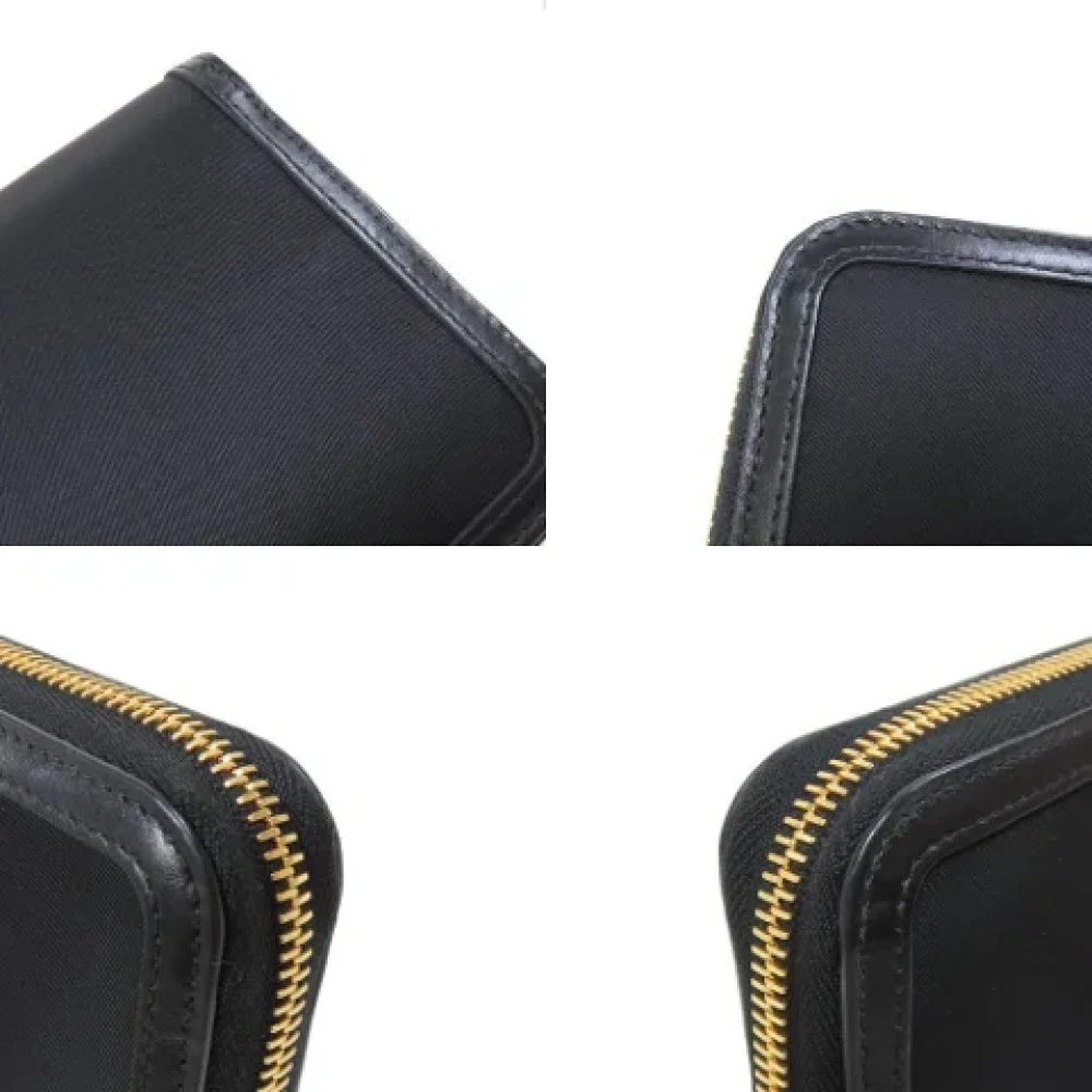 Prada Vintage Pre-owned Nylon wallets Black Dames