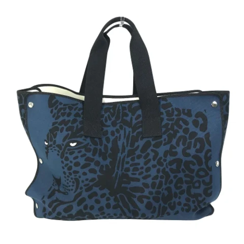 Hermès Vintage Pre-owned Cotton totes Blue Dames
