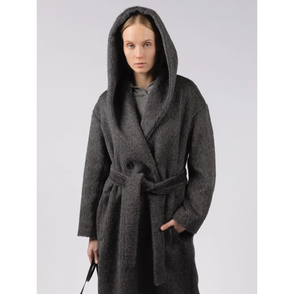 Max Mara Elegante Zwarte Jurk voor Speciale Gelegenheden Gray Dames