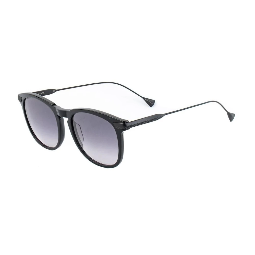Belstaff Women's Black Titanium Frame Square Sunglasses