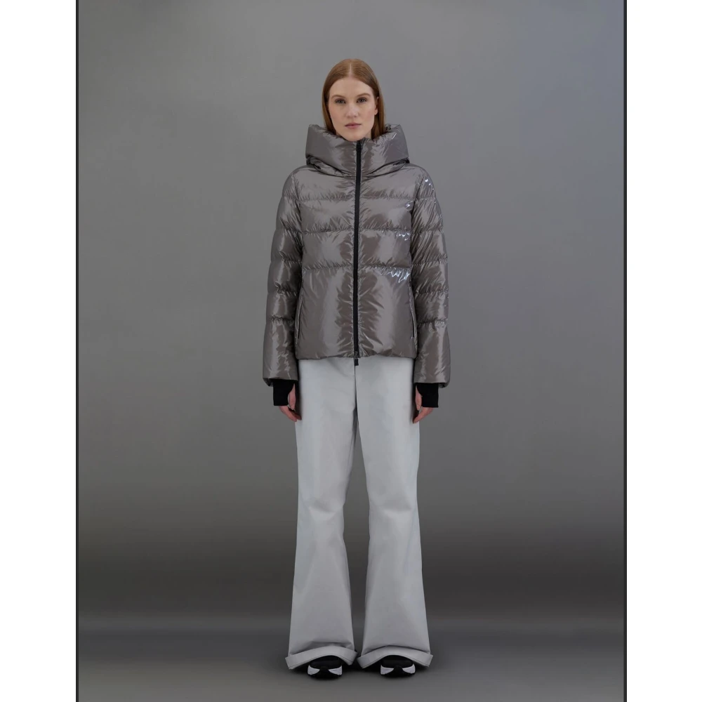 Herno Laminar Glazed Ripstop Jas Gray Dames