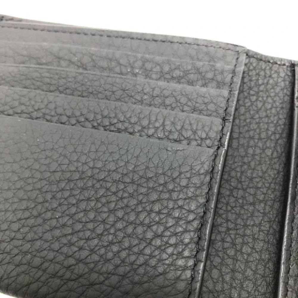 Burberry Vintage Pre-owned Leather wallets Black Heren
