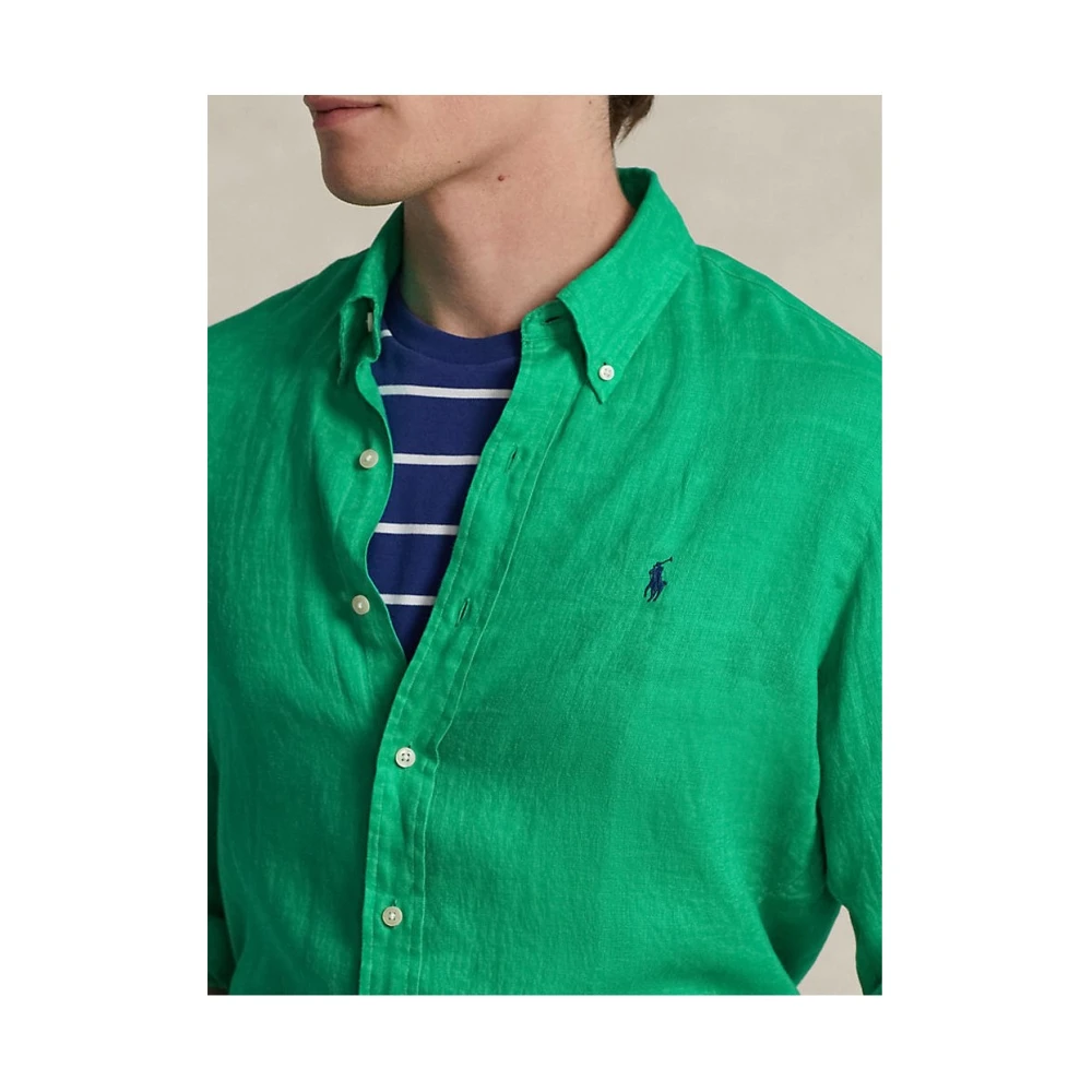 Ralph Lauren Klassieke Overhemd Green Heren