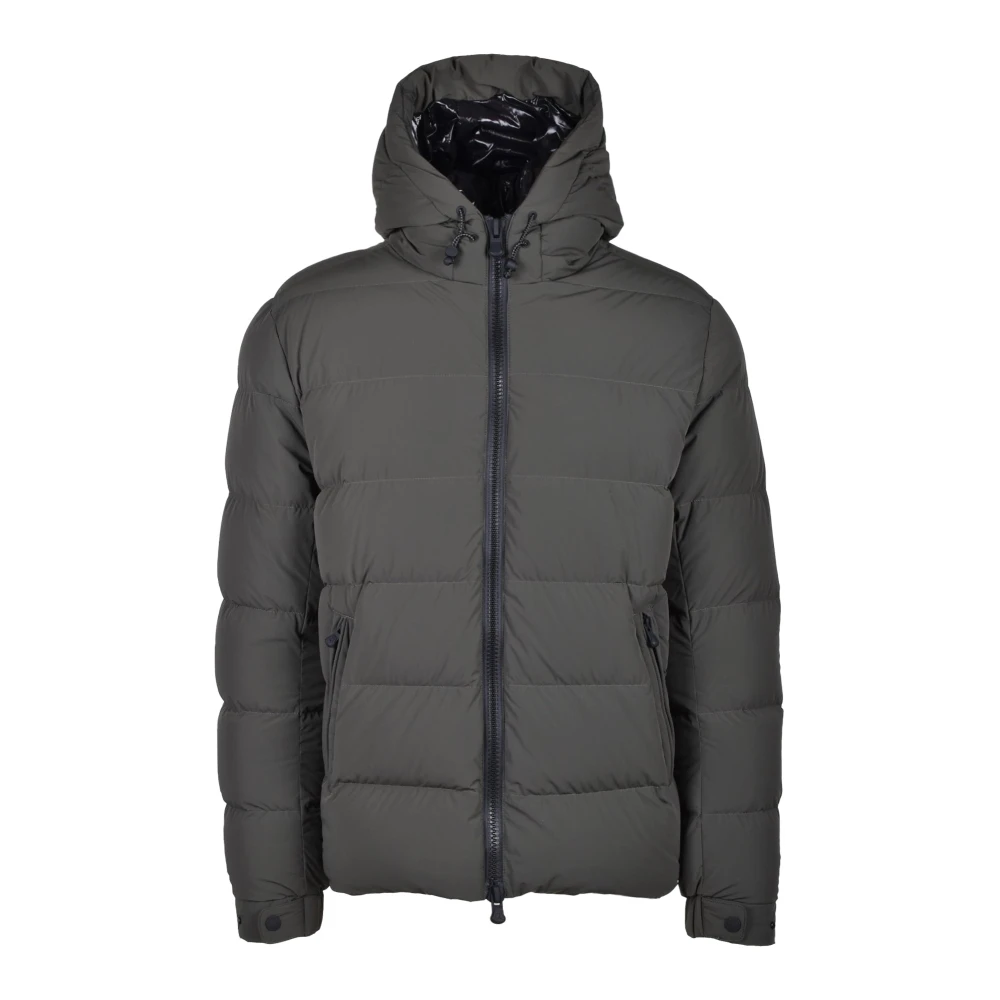 People of Shibuya Piumino jas met Poliammide en Elastan Gray Heren