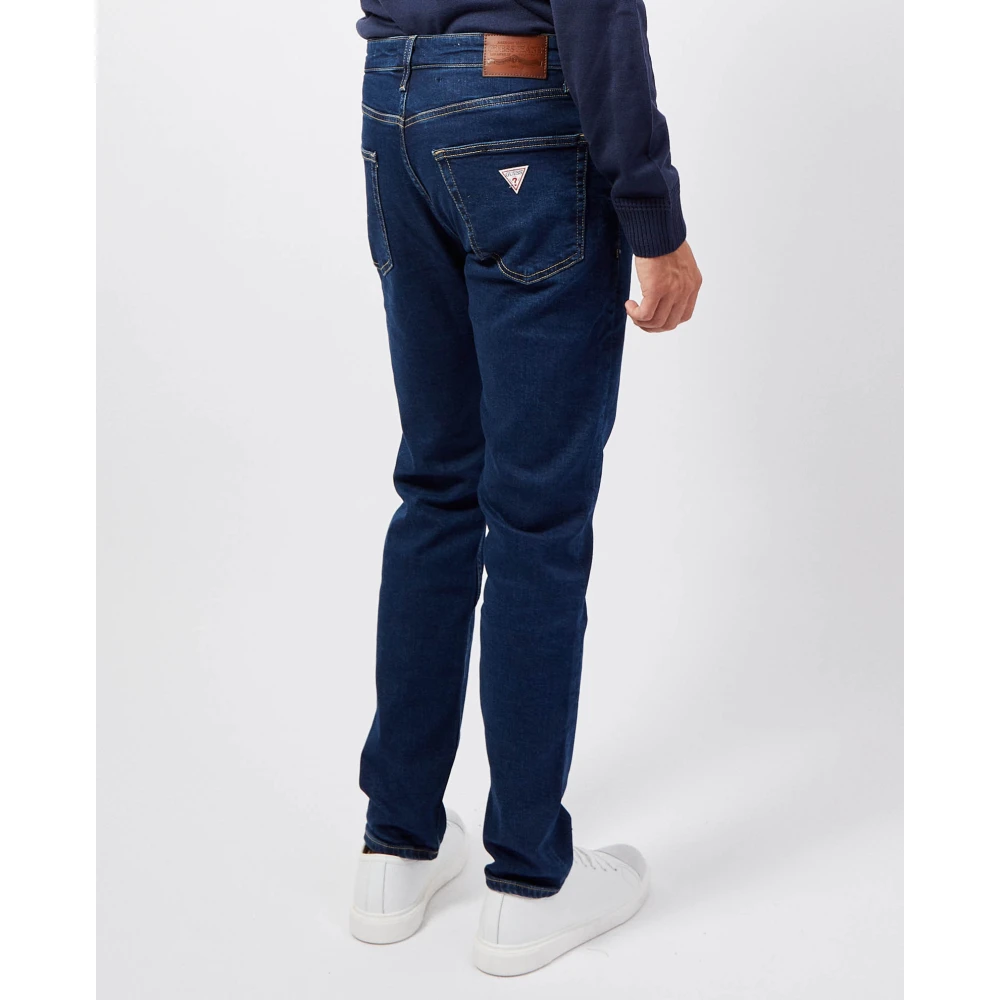 Guess Slim Fit Blauwe Denim Jeans Blue Heren