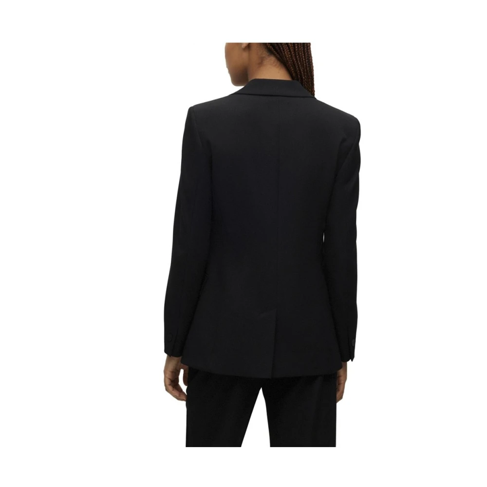 Hugo Boss Stijlvolle Sako Shirt Black Dames