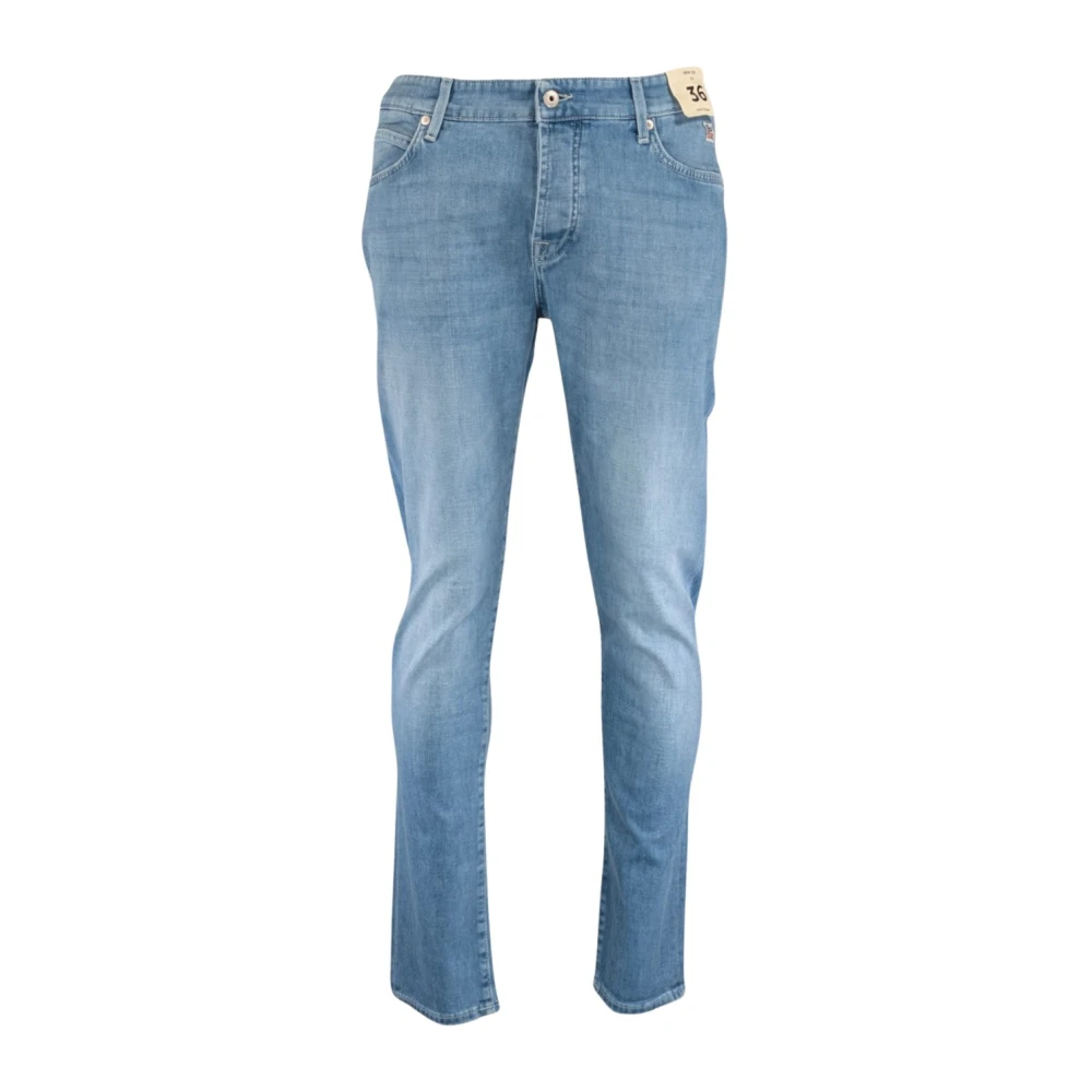 Roy Roger's Men's Blue New 529 Soft Elas Penelope Jeans - Slim Fit Jeans - W36 - Jeans