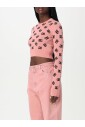 pull-en-maille-rose-a-motif-logo