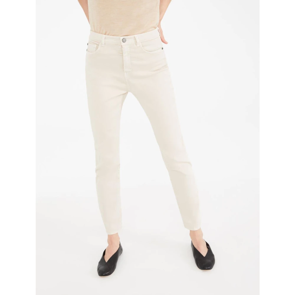 Max Mara Lange Broek Beige Dames