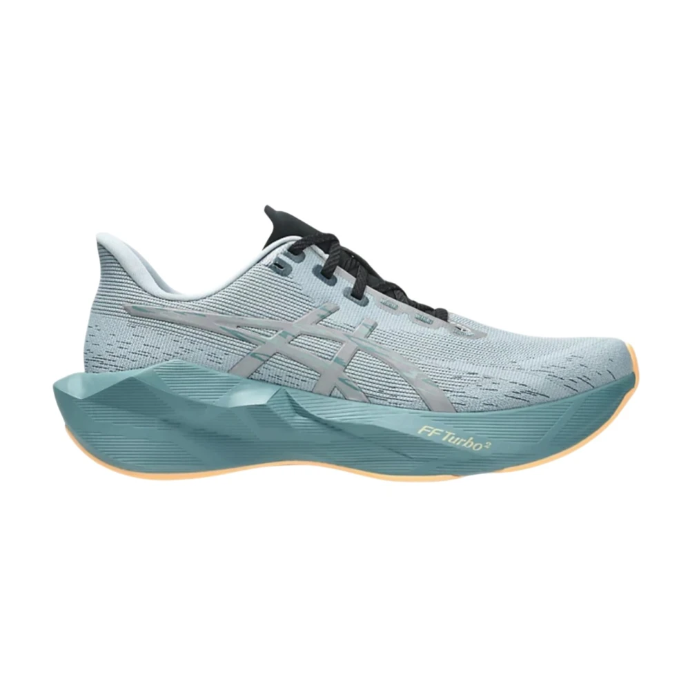 Asics Uomo Grigio - Novablast 6 Lite-Show - Sneakers Da Corsa Grigie Con Dettagli Arancioni - Immagine 5
