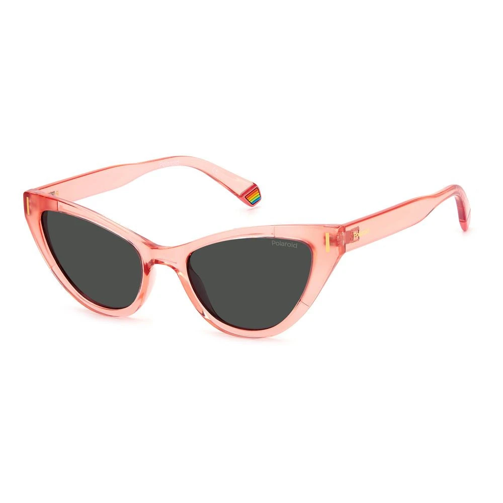Polaroid Women's Pink/Grey Plastic Sunglasses With Polarized Lenses