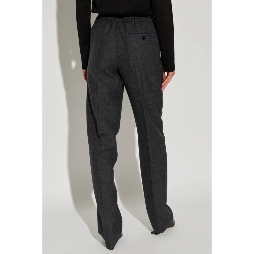 Burberry Gekreukelde broek Gray Dames