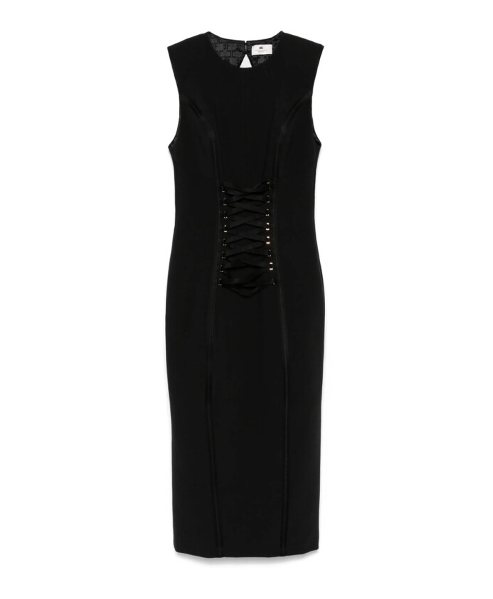 dress-in-stretch-crepe-fabric-with-crossover-laces