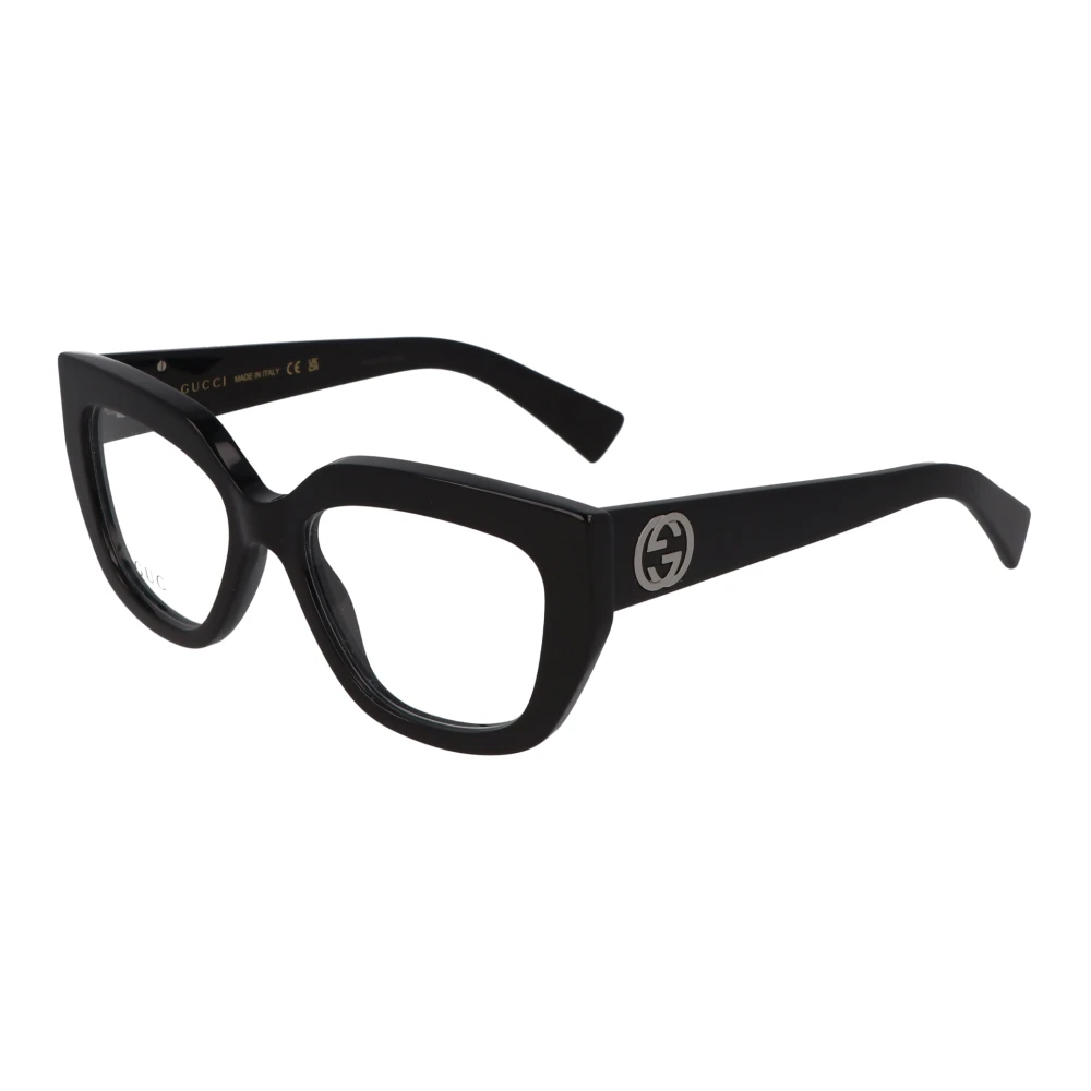 Gucci Unisex Black Glasses, 53 Mm, Cat Eye Glasses Gg1847o