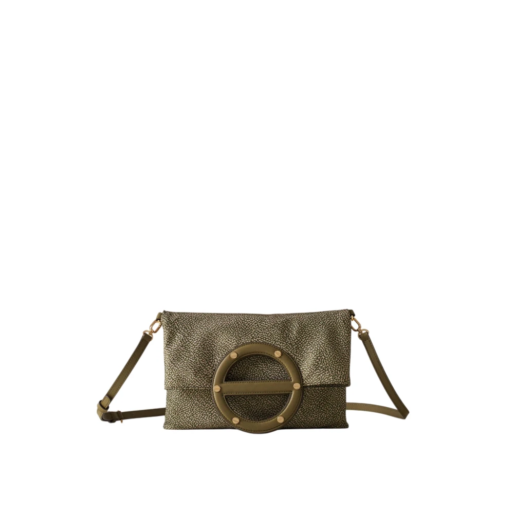 Borbonese Women's Green Cross Body Bags, One Size, Vis A Vis Crossbody Bag